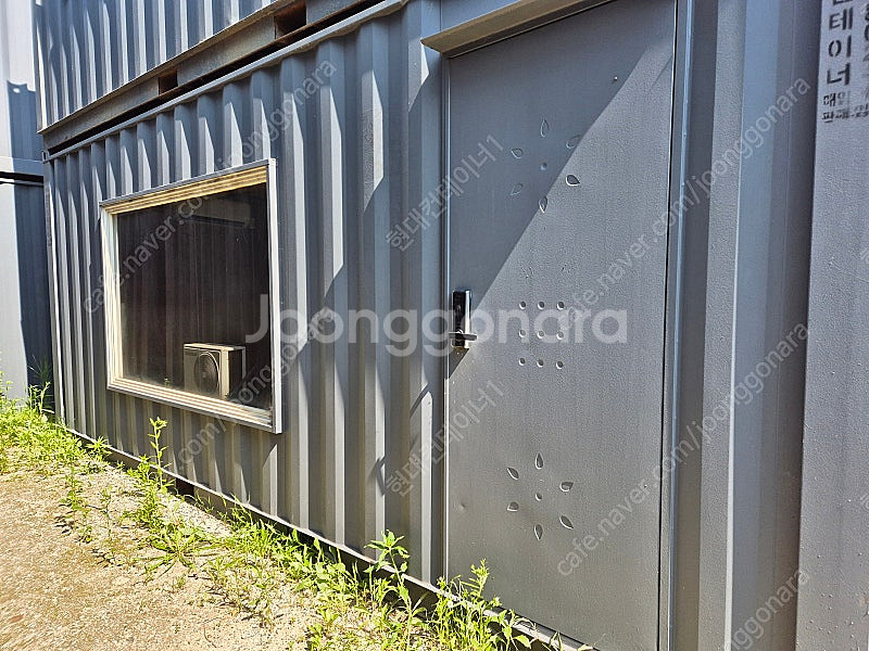 중고컨테이너 3*6 사무실 통유리--0